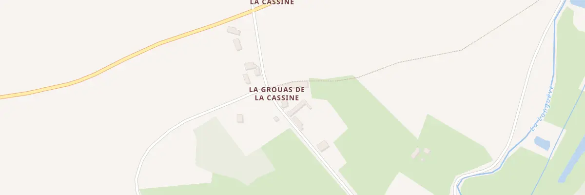 Plan du 1 La Grouas de la Cassine à Vernie