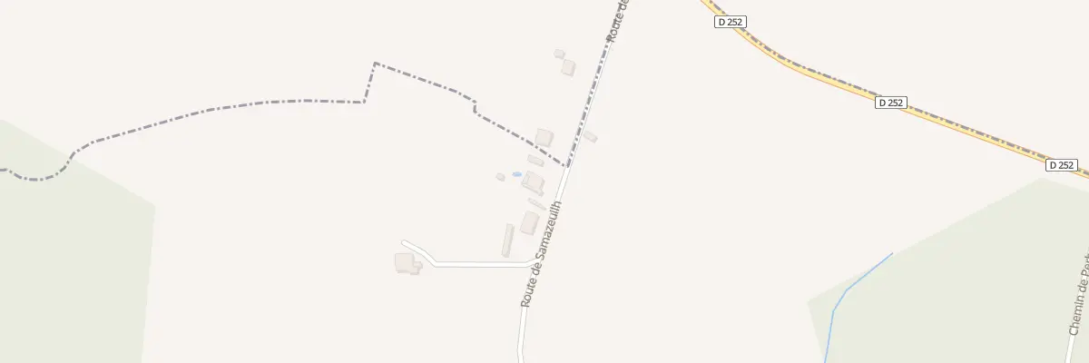 Plan du 1 Samazeuilh à Cours-les-Bains