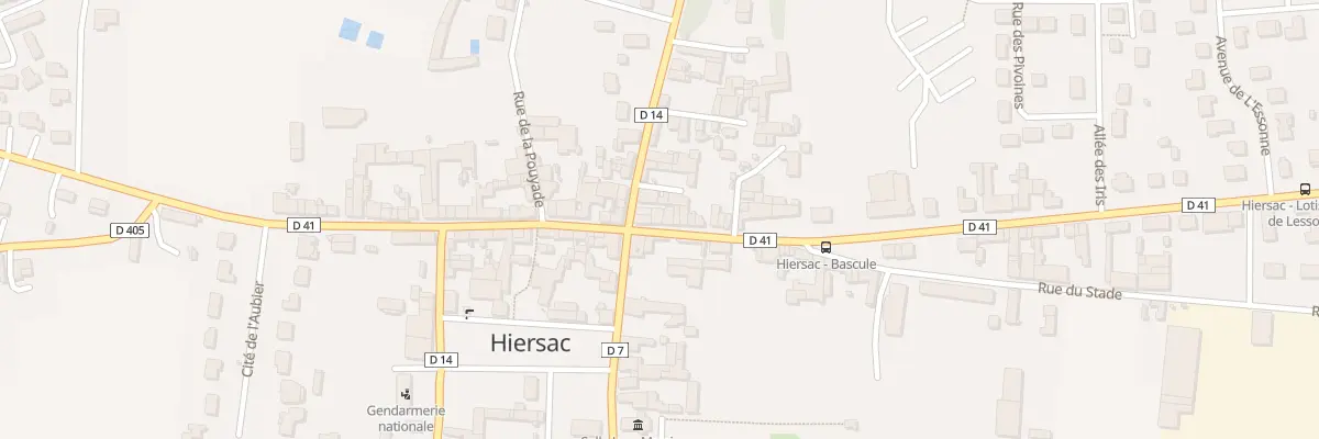 Plan du 3 Rue d’Angoulème à Hiersac