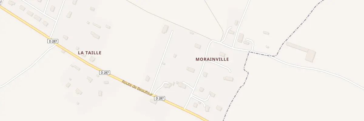Plan du 3 Che de Morainville à Saint-Jouin