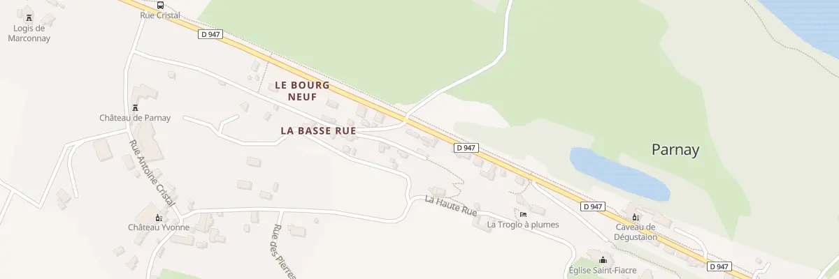 Plan du 51 Rte de Saumur à Parnay