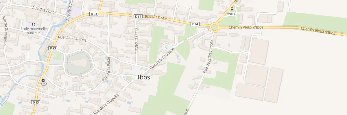 Plan du 24B Rue de la Chapelle à Ibos