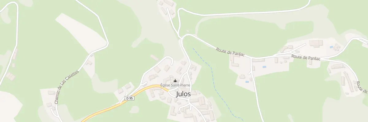 Plan du 9 Rue de Miramont à Julos