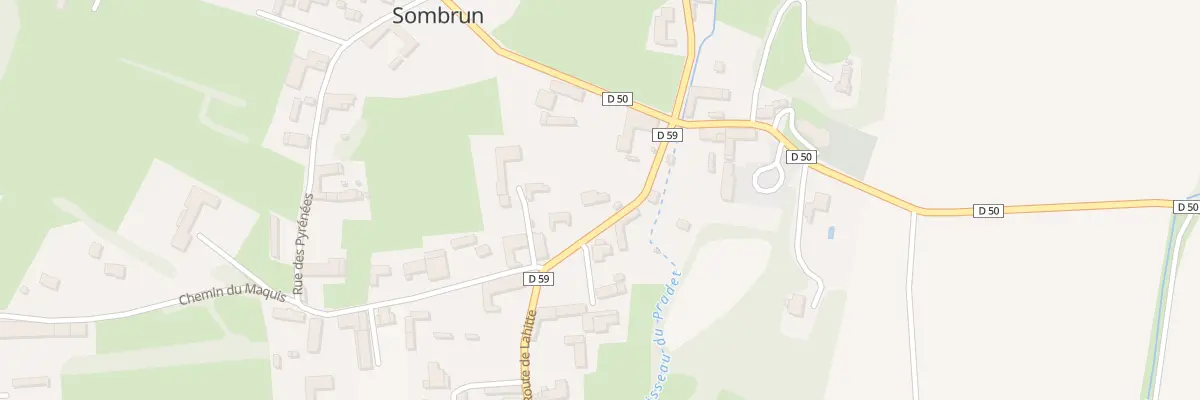 Plan du 4 Rte Lahitte à Sombrun