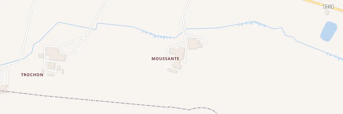 Plan du 1B Moussante à Cazaugitat