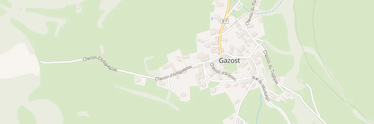 Plan du 6 Che d’Artigueplas à Gazost