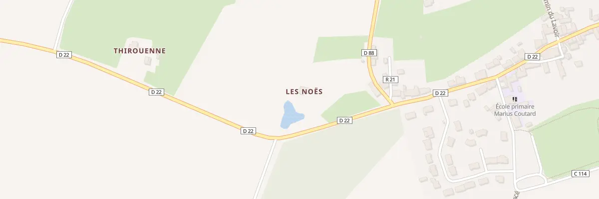 Plan du 5287 Rte du Mans à Souligné-Flacé