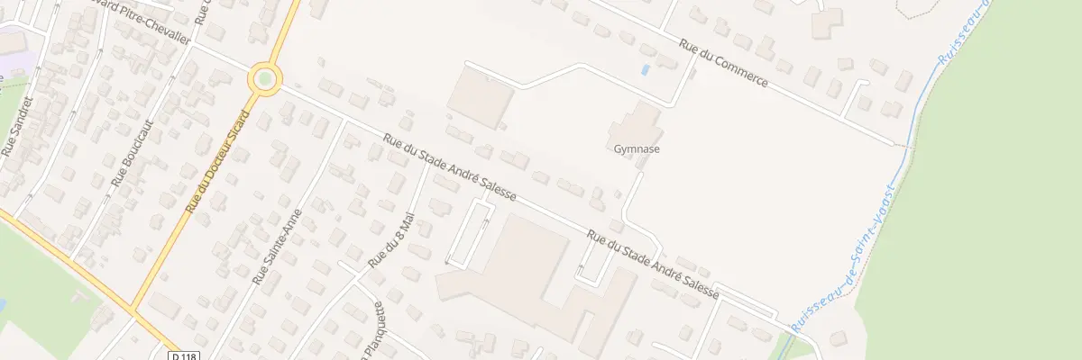 Plan du 23 Rue du Stade Andre Sallesse à Villers-sur-Mer