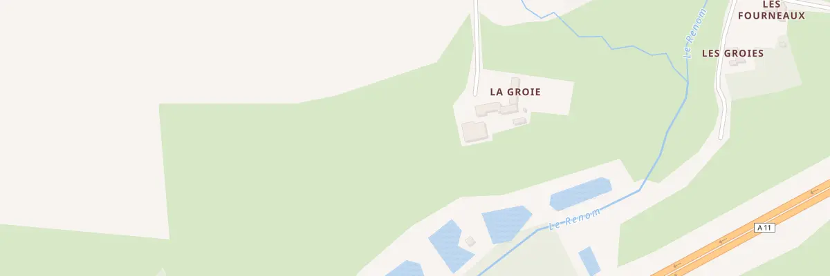 Plan du 5181 La Groie à Souligné-Flacé