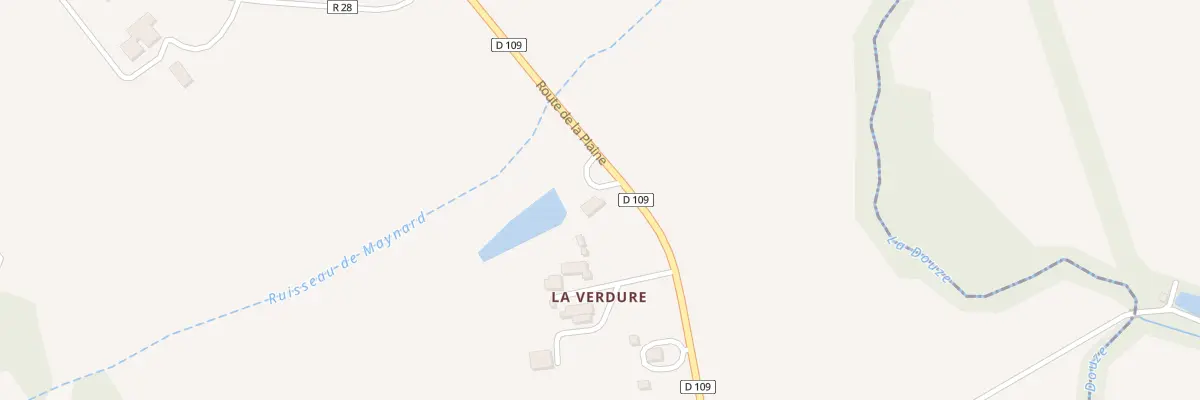 Plan du 1738 Rte de la Plaine à Bourrouillan