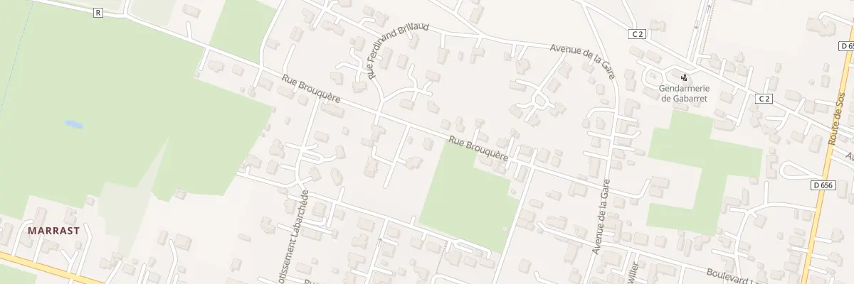 Plan du 201 Rue Brouquère à Gabarret