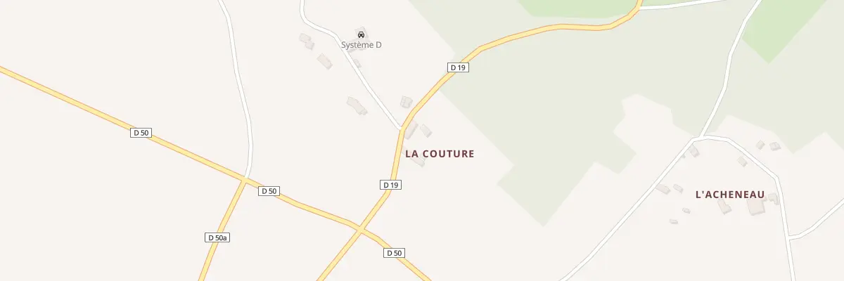 Plan du 2 Rue de la Couture à Saix