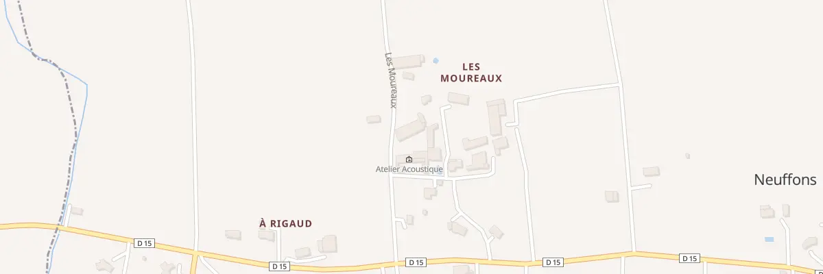 Plan du 8 Les Moureaux à Neuffons