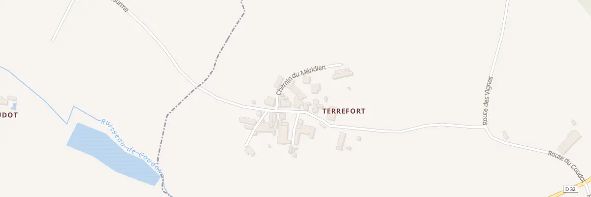 Plan du 140 Terrefort à Minzac