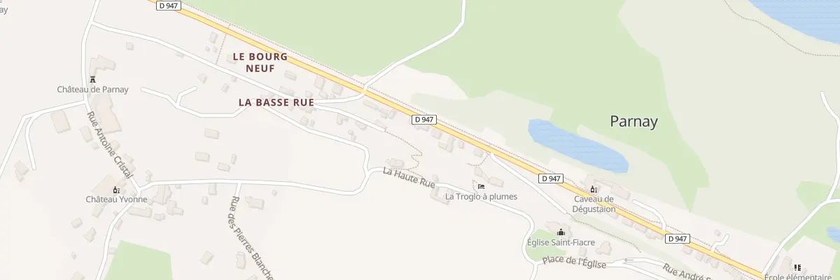 Plan du 45 Rte de Saumur à Parnay
