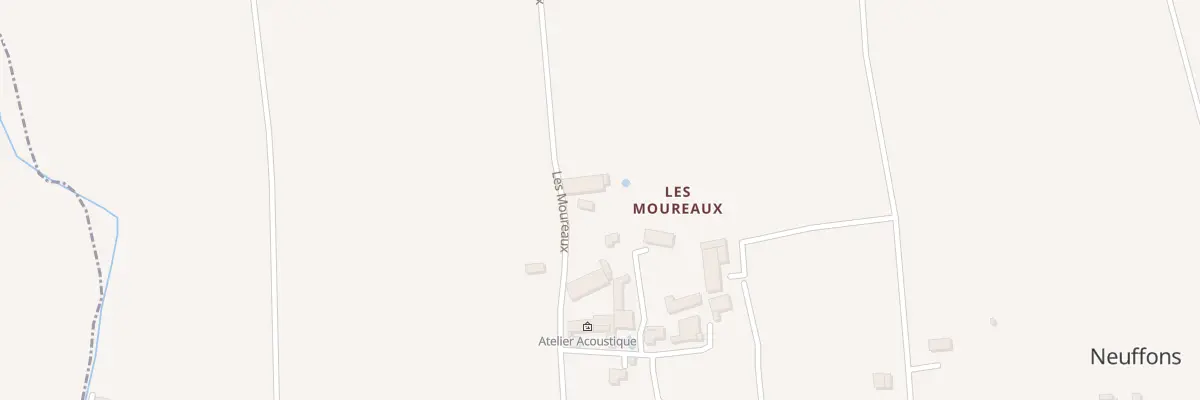 Plan du 10 Les Moureaux à Neuffons
