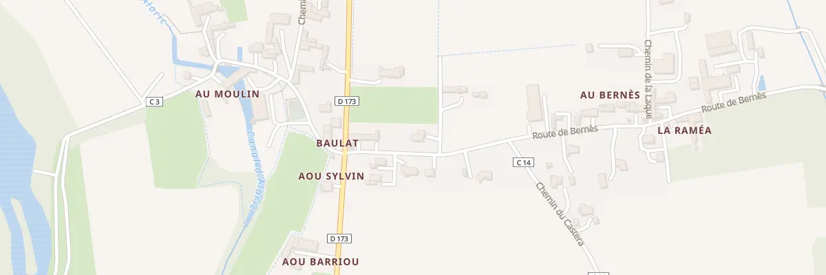 Plan du 1 Chem de l’Ormeau à Jû-Belloc