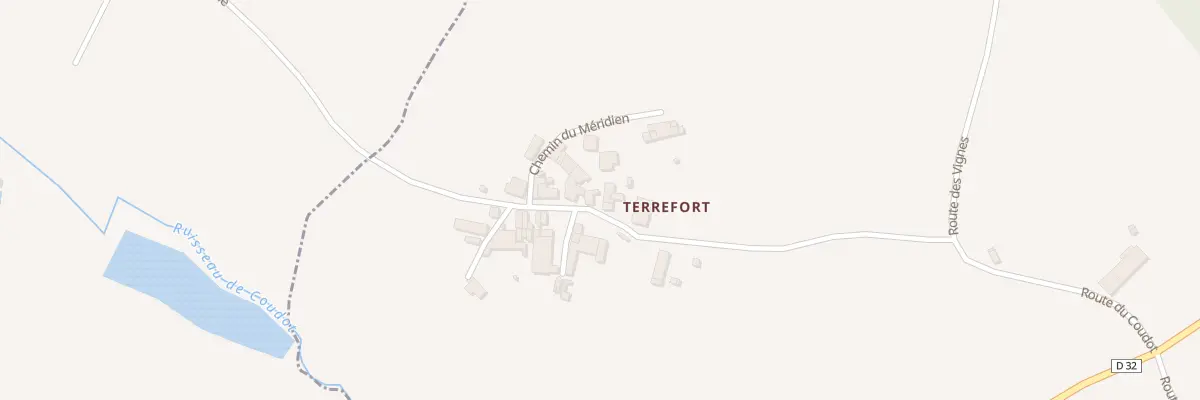 Plan du 141 Terrefort à Minzac