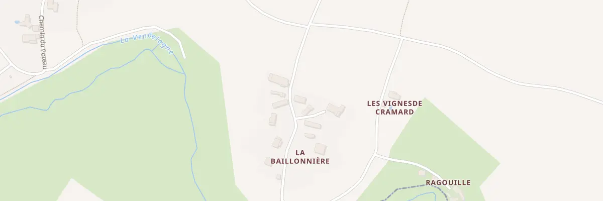 Plan du 6 La Baillonniere à Chalandray