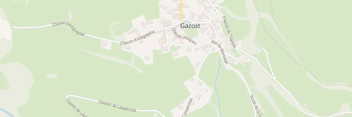 Plan du 50 Rue du Montaigu à Gazost