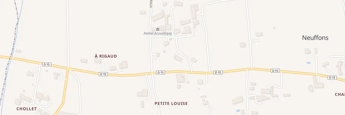 Plan du 1T Les Moureaux à Neuffons