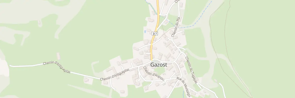 Plan du 34 Rue du Montaigu à Gazost