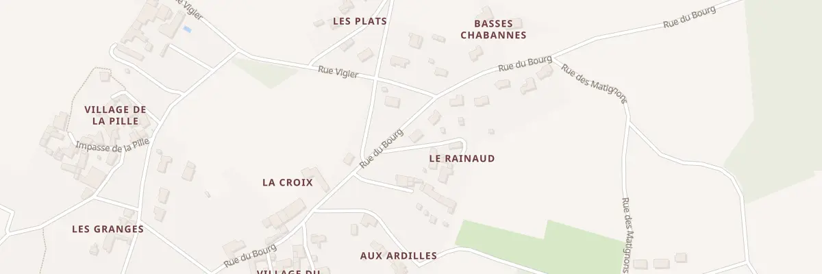Plan du 736 Rue du Bourg à Champmillon