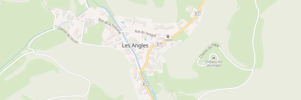 Plan du 10 Rue de la Baronnie aux Angles