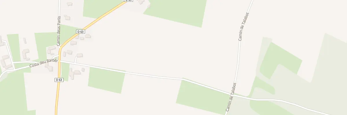 Plan du 1945 Cami de Saint Lazer à Montaner