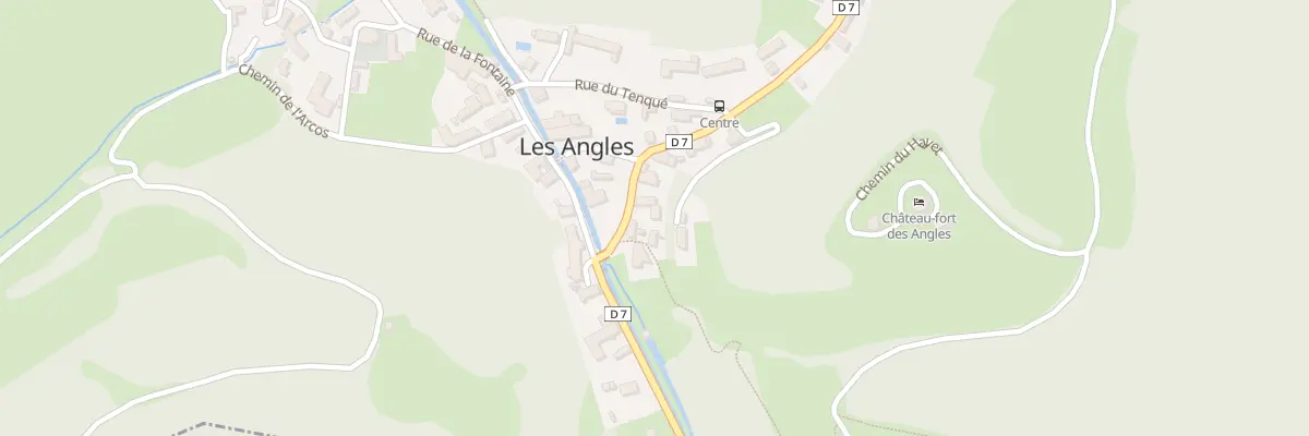Plan du 6 Rue de la Baronnie aux Angles