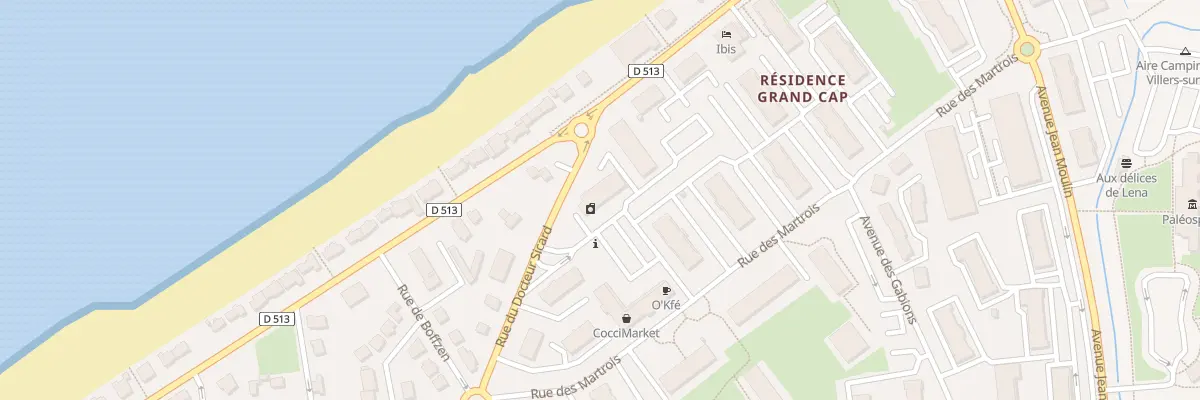 Plan du 1 Rue du Doc Sicard à Villers-sur-Mer