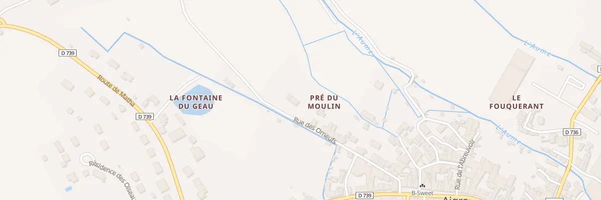 Plan du 5546 Rue des Orneufs à Aigre