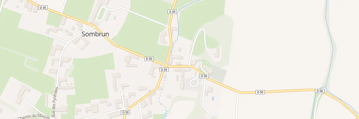 Plan du 1 Rue de la Mairie à Sombrun
