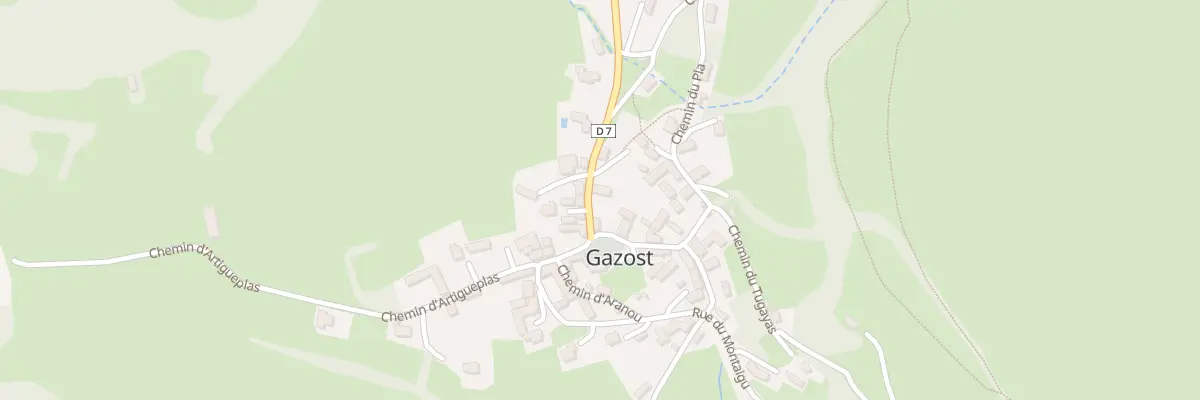 Plan du 11 Rue du Montaigu à Gazost