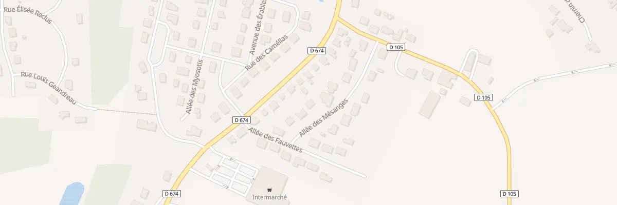 Plan du 43 All des Mésanges à La Roche-Chalais
