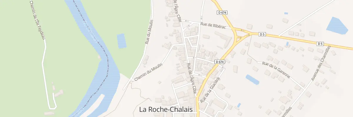 Plan du 24 Rue de l’Apre Côte à La Roche-Chalais