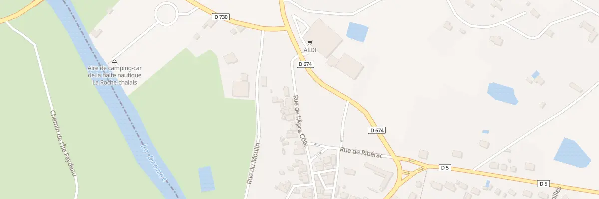 Plan du 35B Rue de l’Apre Côte à La Roche-Chalais