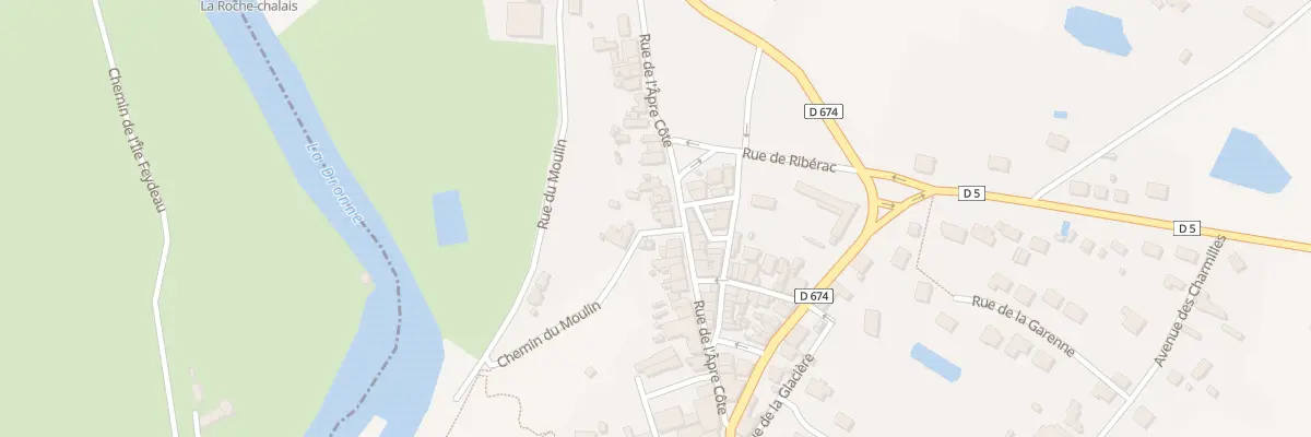 Plan du 30 Rue de l’Apre Côte à La Roche-Chalais