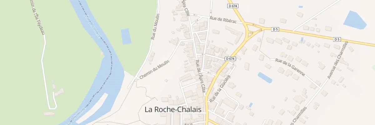 Plan du 18 Rue de l’Apre Côte à La Roche-Chalais
