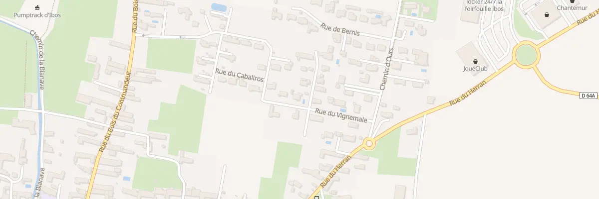 Plan du 8 Rue du Vignemale à Ibos