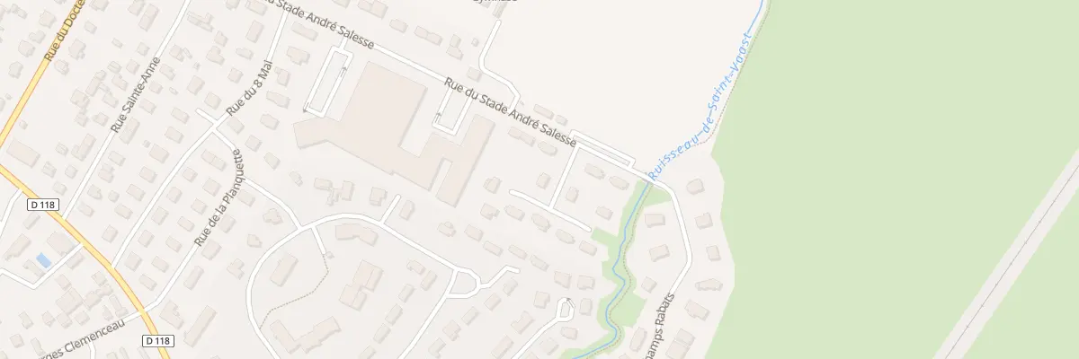 Plan du 30 Rue du Stade Andre Sallesse à Villers-sur-Mer