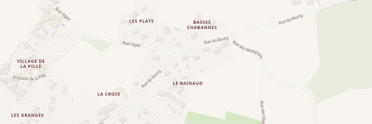Plan du 5222 Le Rainaud à Champmillon