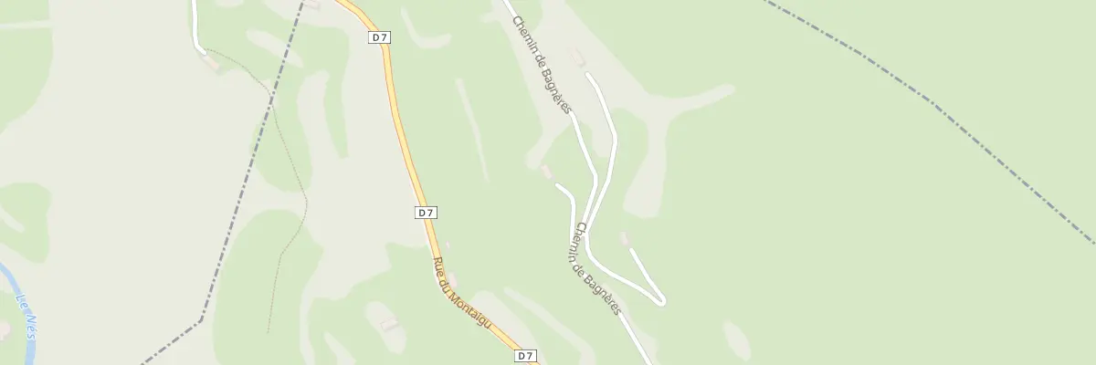 Plan du 3 Che de Bagnères à Gazost