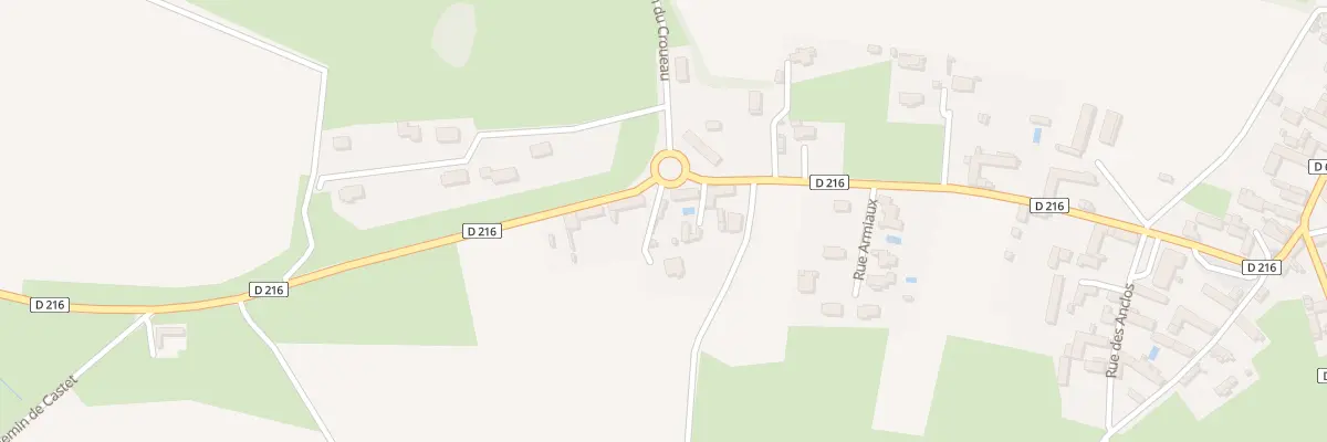 Plan du 25 Rue de Las Carrères à Lanne