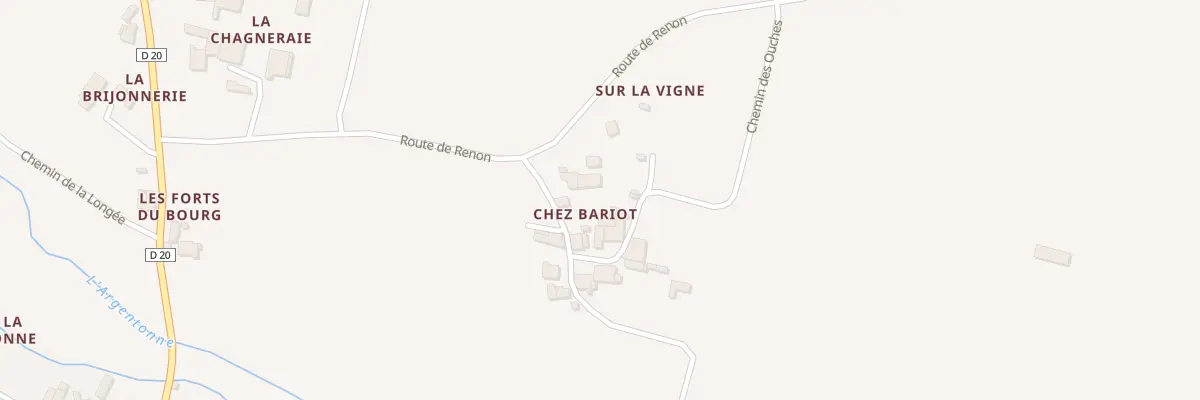 Plan du 5073 Chez Barriot à Rioux-Martin