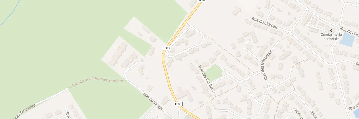 Plan du 6 Rue de Bellevue à Coulans-sur-Gée