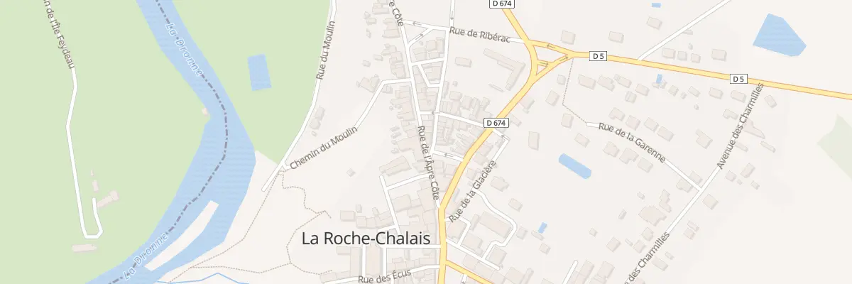 Plan du 7 Rue de l’Apre Côte à La Roche-Chalais