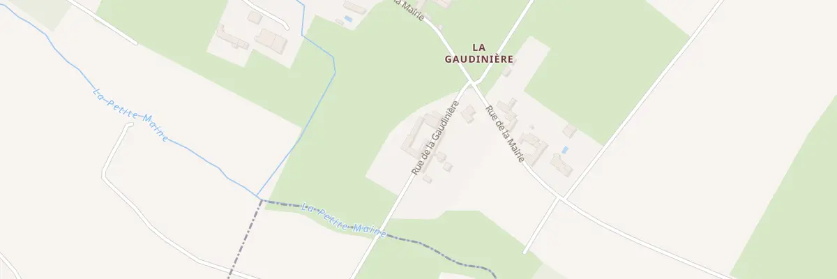 Plan du 2 Rue de la Gaudinière à Raslay