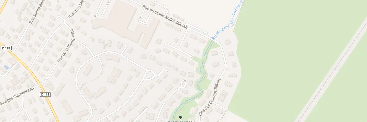 Plan du 44 Rue du Stade Andre Sallesse à Villers-sur-Mer