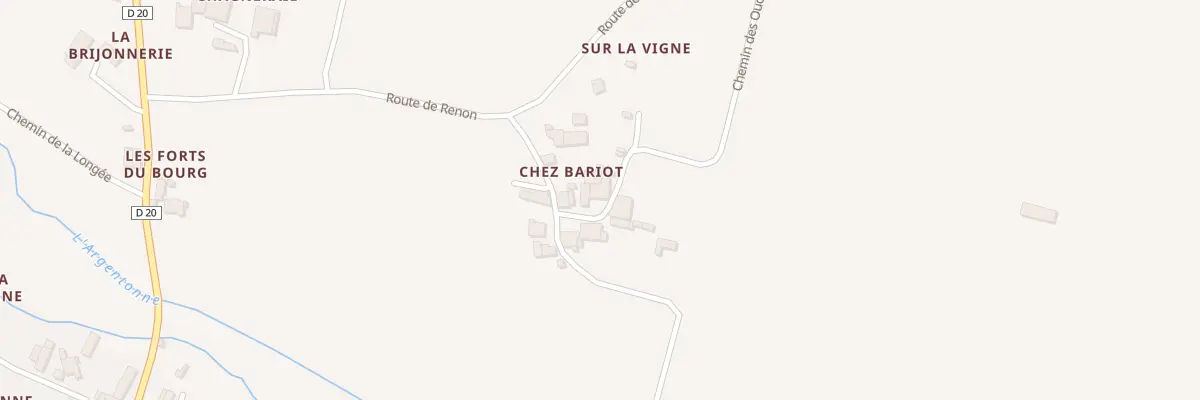 Plan du 5 Che des Ouches à Rioux-Martin
